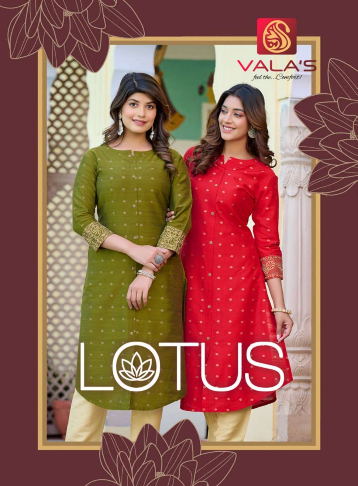 Lotus Buy Valas Online Wholesaler Latest Collection Kurtis